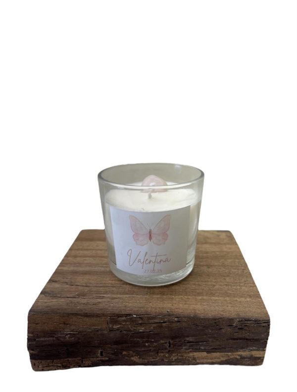 Vela Aromática Personalizada com pedra